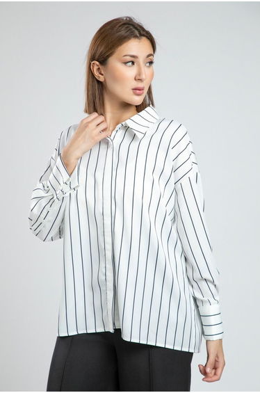 Flowy Long Sleeve Office Shirt