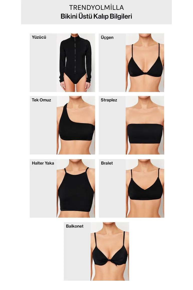 Black Triangle Floral Appliqué Bikini Set - 11