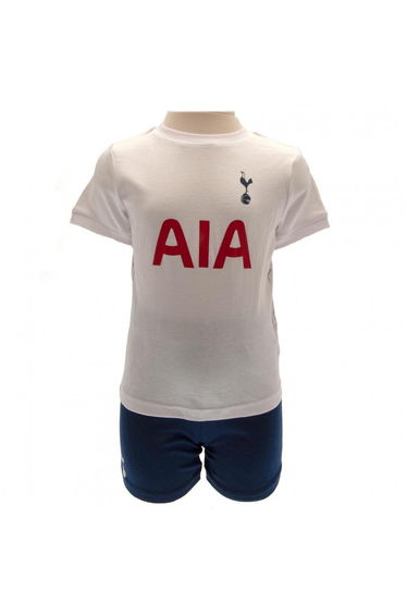 Tottenham Hotspur FC Childrens/Kids T-Shirt & Shorts Set - White/Navy