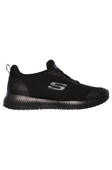 Skechers Womens/Ladies Squad SR Wide Shoes - Black