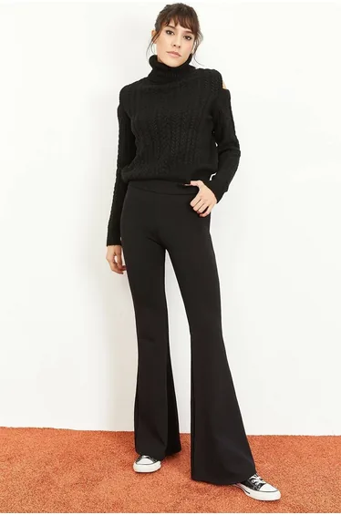 Leggings - Black - Normal Waist