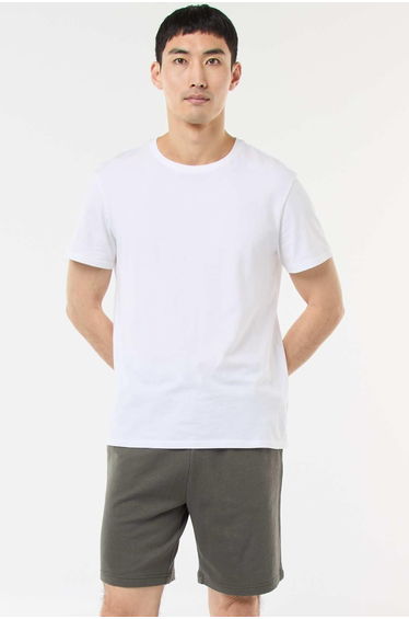 Lightweight fleece Bermuda shorts KHAKI