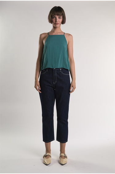 Teal Sleeveless-Top