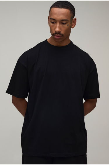 Oversized Lightening McQueen License Print T-Shirt - black