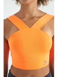 TOMMY Women's Cropped Sleeveless V-neck Sports Top - 2