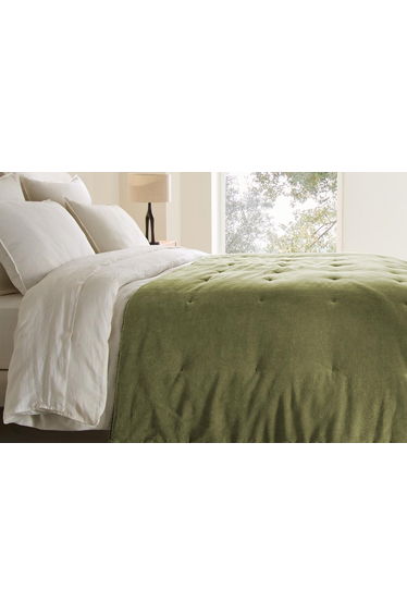 Parma Quilt in Washed Cotton Velvet
