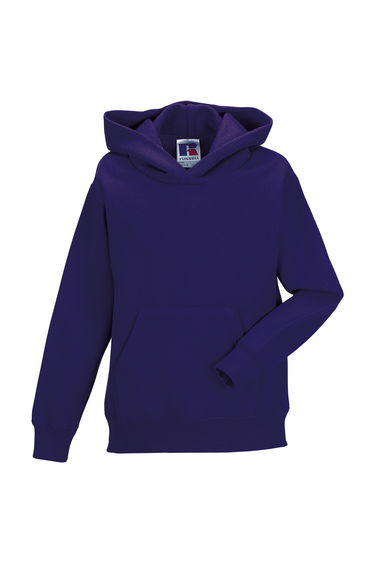 Jerzees Schoolgear Childrens Hooded Sweatshirt - Purple