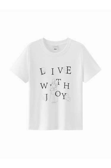 Women's Text Graphic Short Sleeve T-Shirt