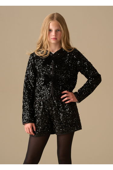 Leona Mesh Sequin Short