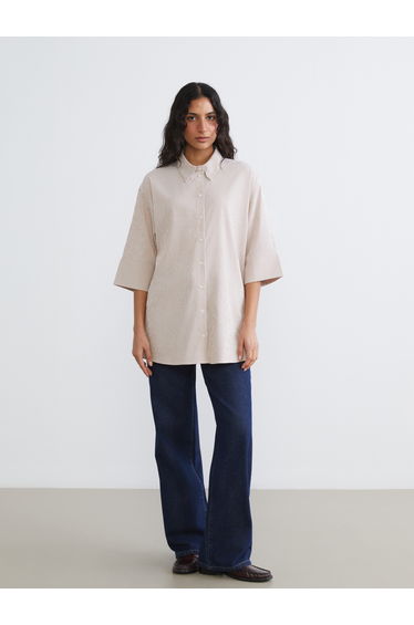 Striped Women's Shirt Tunic