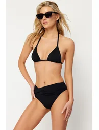 Black Knotted Bikini Bottom