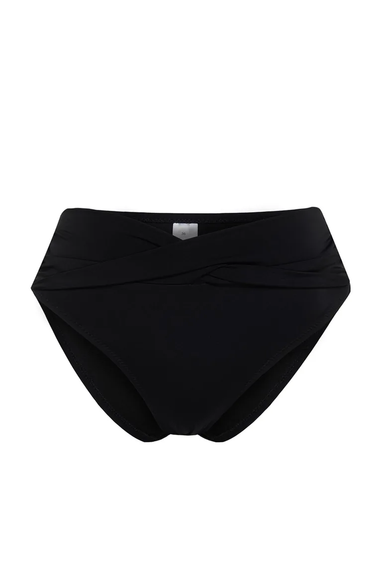 Black Knotted Bikini Bottom - 4