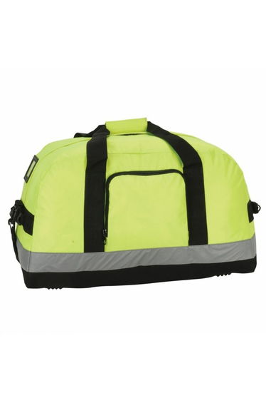 Shugon Seattle Workwear Hi-Vis Holdall / Duffle Bag - 50 Litres (Pack of 2) - Hi-Vis Yellow
