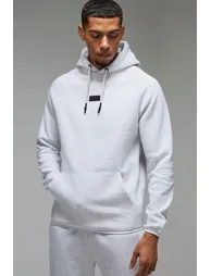 Man Active Regular Fit Badge Hoodie