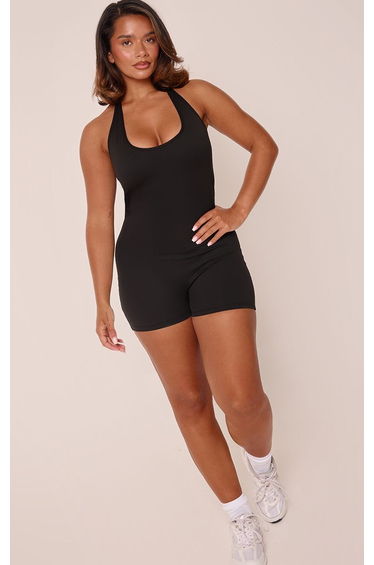 Shape Black Sculpt Playsuit