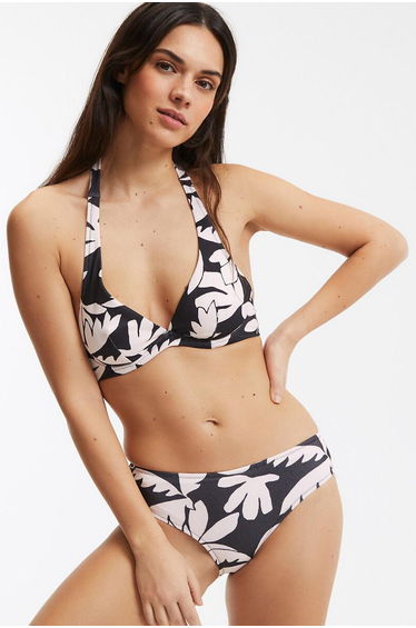 Printed Full Bikini Bottoms
