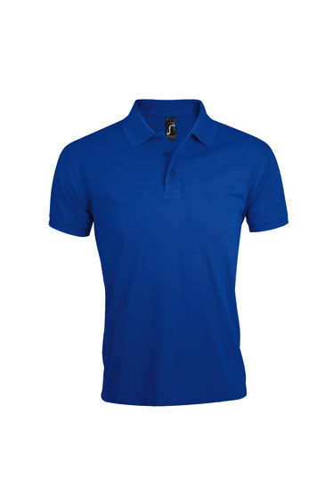 SOLs Mens Prime Pique Plain Short Sleeve Polo Shirt - Royal Blue