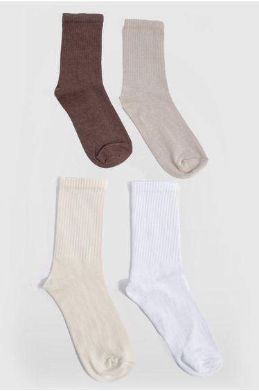 Tonal Crew Socks 4 Pack - multi