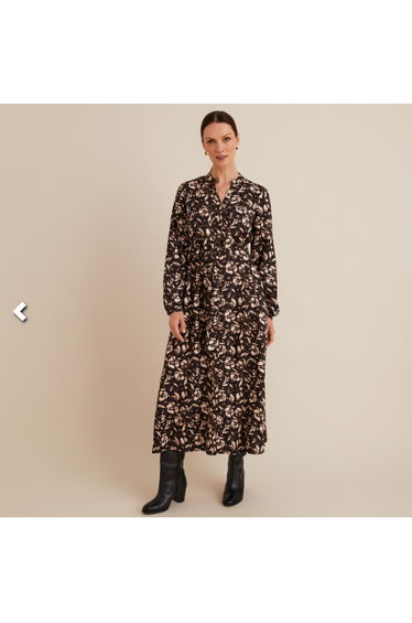 Floral Midaxi Shift Dress