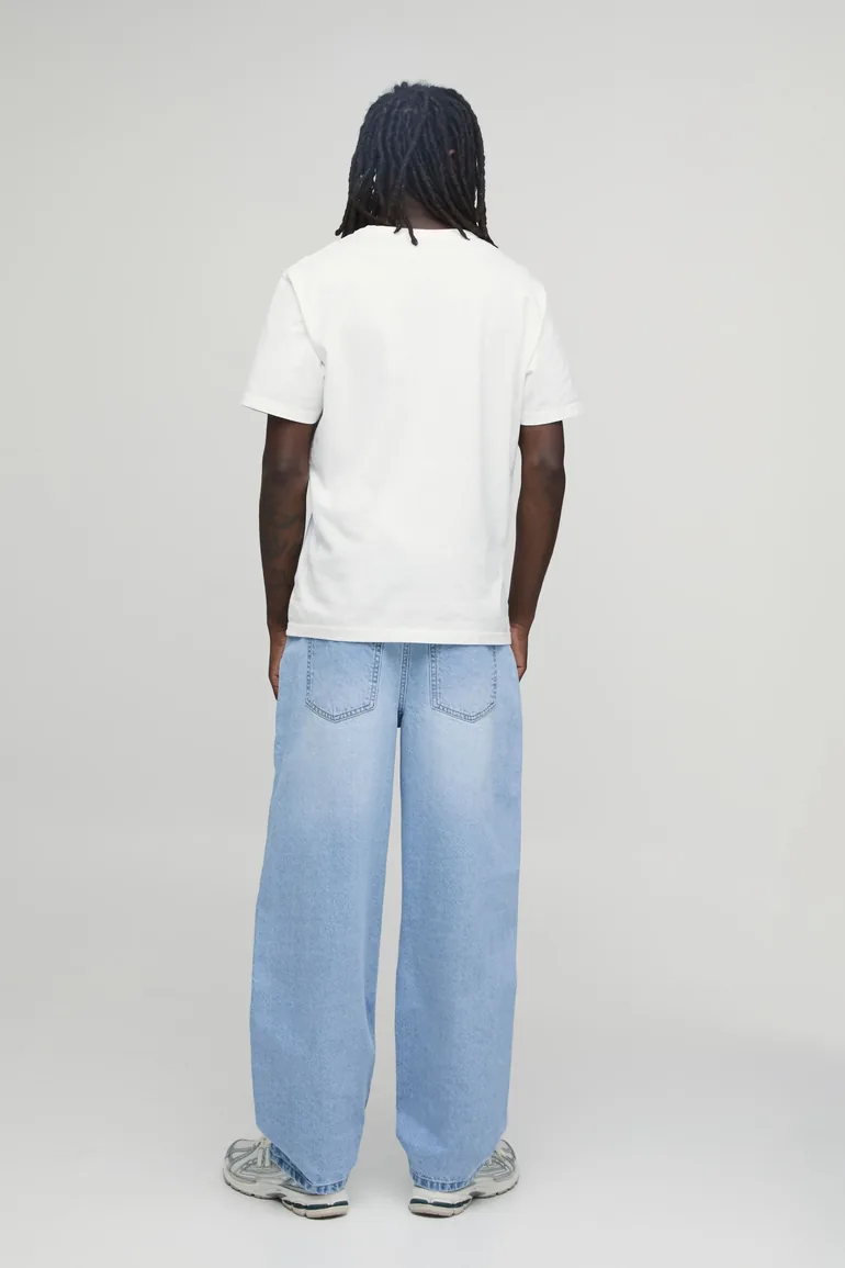 Basic Relaxed Fit Jeans - light blue - 3