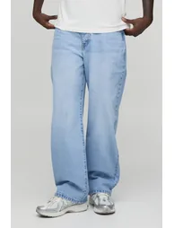 Basic Relaxed Fit Jeans - light blue - 1
