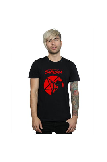 The Chilling Adventures Of Sabrina Mens Salem Pentagram T-Shirt - Black