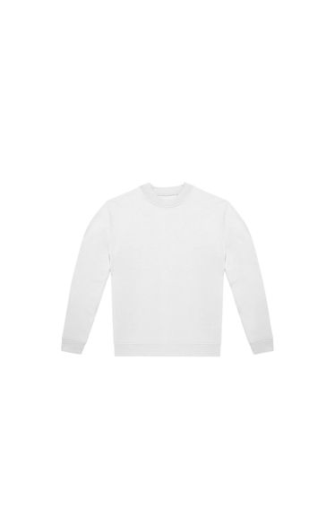 B&C Unisex Adult ID.332 Crew Neck Sweatshirt - White