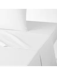 شرشف سرير قطن سادة - 4