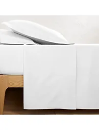 شرشف سرير قطن سادة - 3