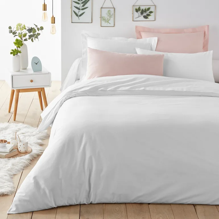 شرشف سرير قطن سادة