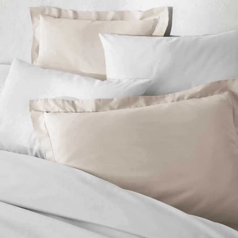 شرشف سرير قطن سادة - 2