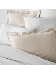 شرشف سرير قطن سادة - 2