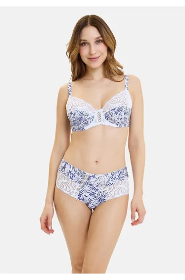 Amelie Print Printed Microfibre Shorts