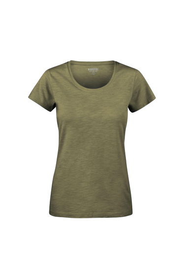 James Harvest Womens/Ladies Twoville T-Shirt - Moss Green