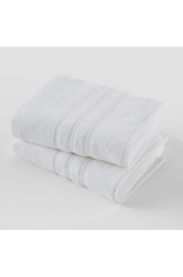 Set of 2 Scenario Towels in Organic Cotton