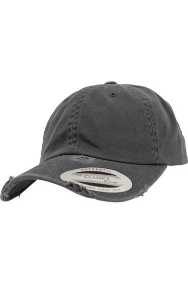 Flexfit By Yupoong Low Profile Destroyed Cap - Dark Grey