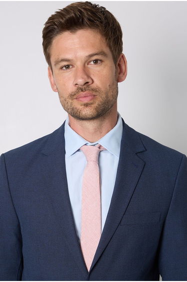 Pink Linen Look Tie