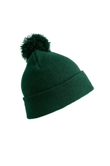 Result Womens/Ladies Winter Essentials Pom Pom Beanie - Bottle Green