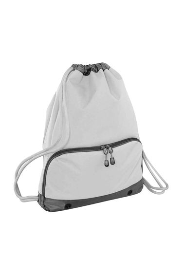 Bagbase Athleisure Drawstring Bag - Ice Grey