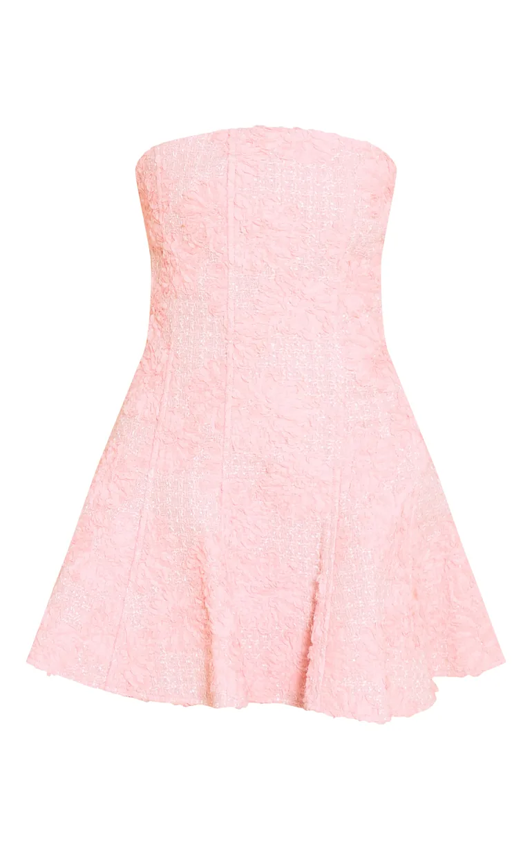 strapless open back dress Lucile Mini Sweater Skater Dress main image 0