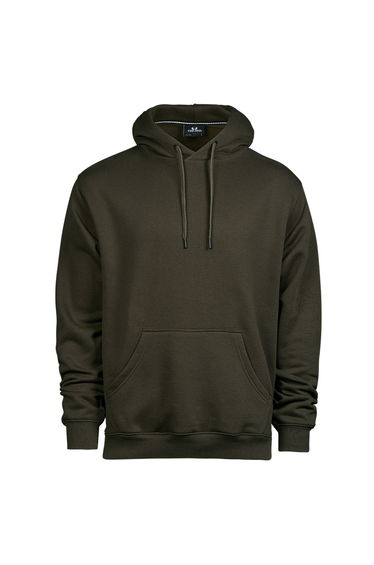 Tee Jays Mens Hooded Sweatshirt - Dark Olive