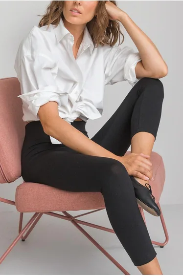 Cotton Cropped Leggings