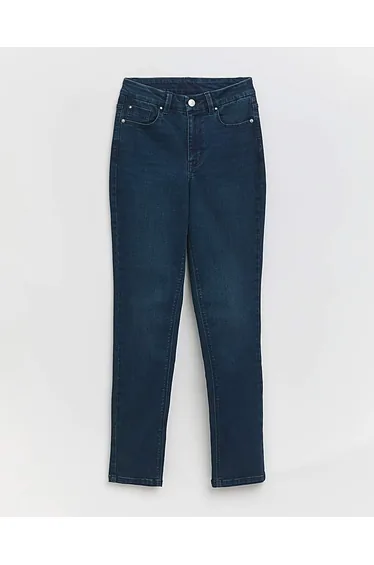 Super Stretch Indigo Slim Jeans