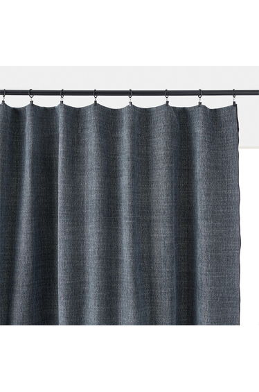 Figuera Chenille Effect Single Curtain with Hidden Tabs