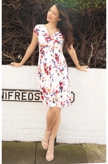 Alessandra Maternity Dress (Mystic Bloom)