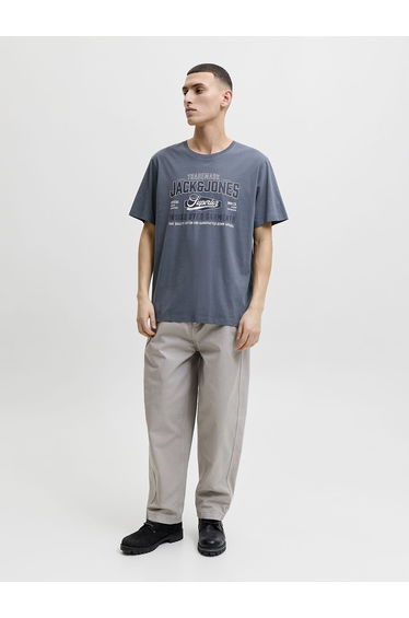Logo Print Crew Neck Short Sleeve T-Shirt