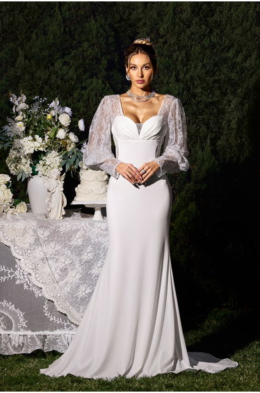 Liaka Long Sleeve Lace Maxi Dress