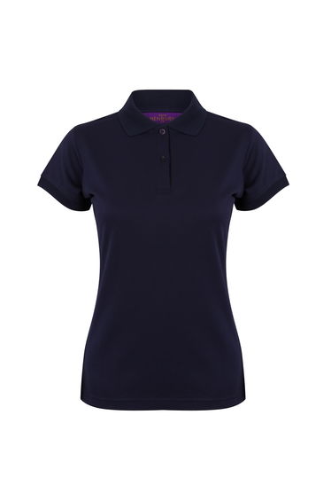 Henbury Womens/Ladies Coolplus® Fitted Polo Shirt - Oxford Navy