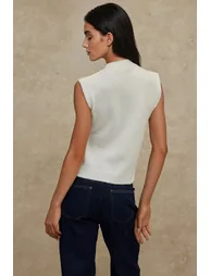 Crew Neck Soft Touch Sweater Vest - 5