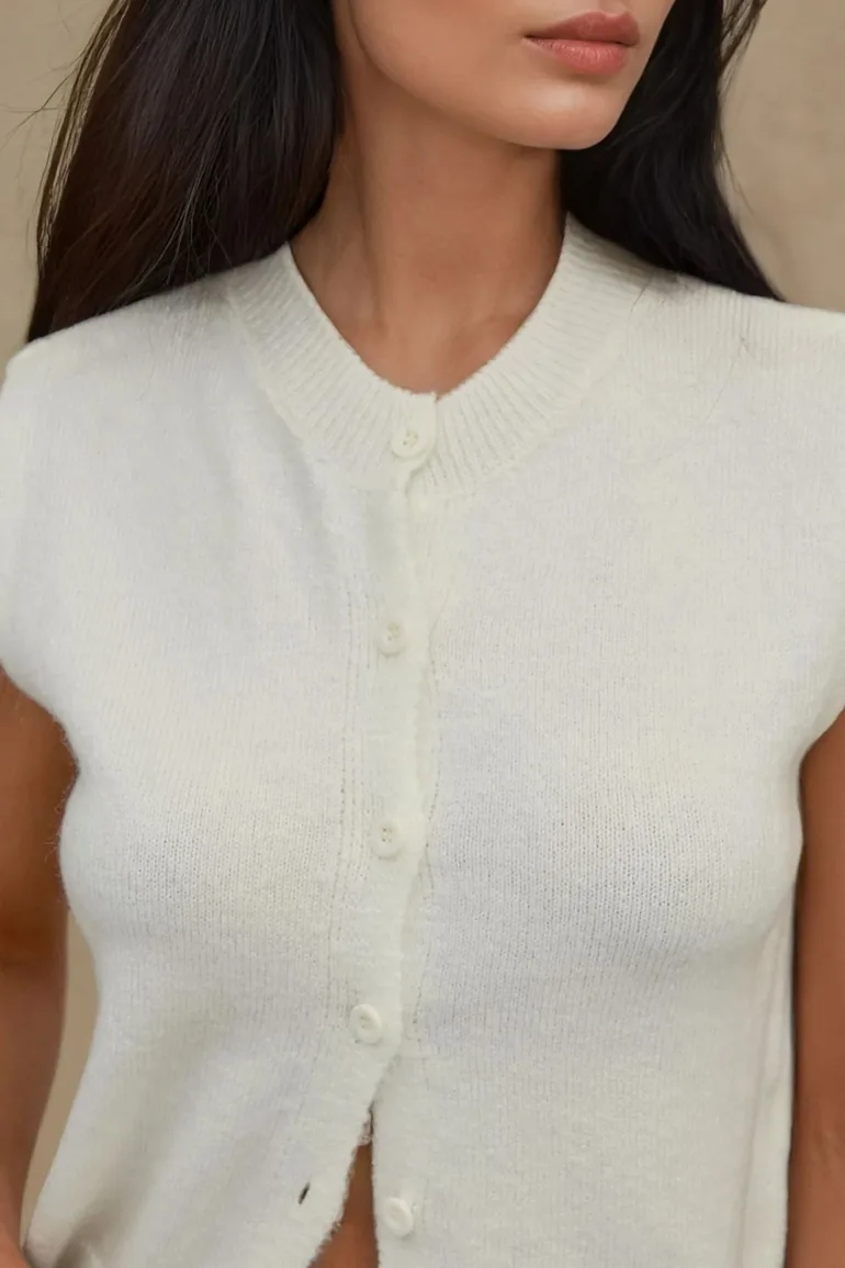 Crew Neck Soft Touch Sweater Vest - 2